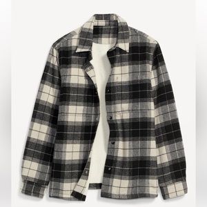 Old Navy Soft-Brushed Sherpa-Lined Shacket for Men XL XLarge